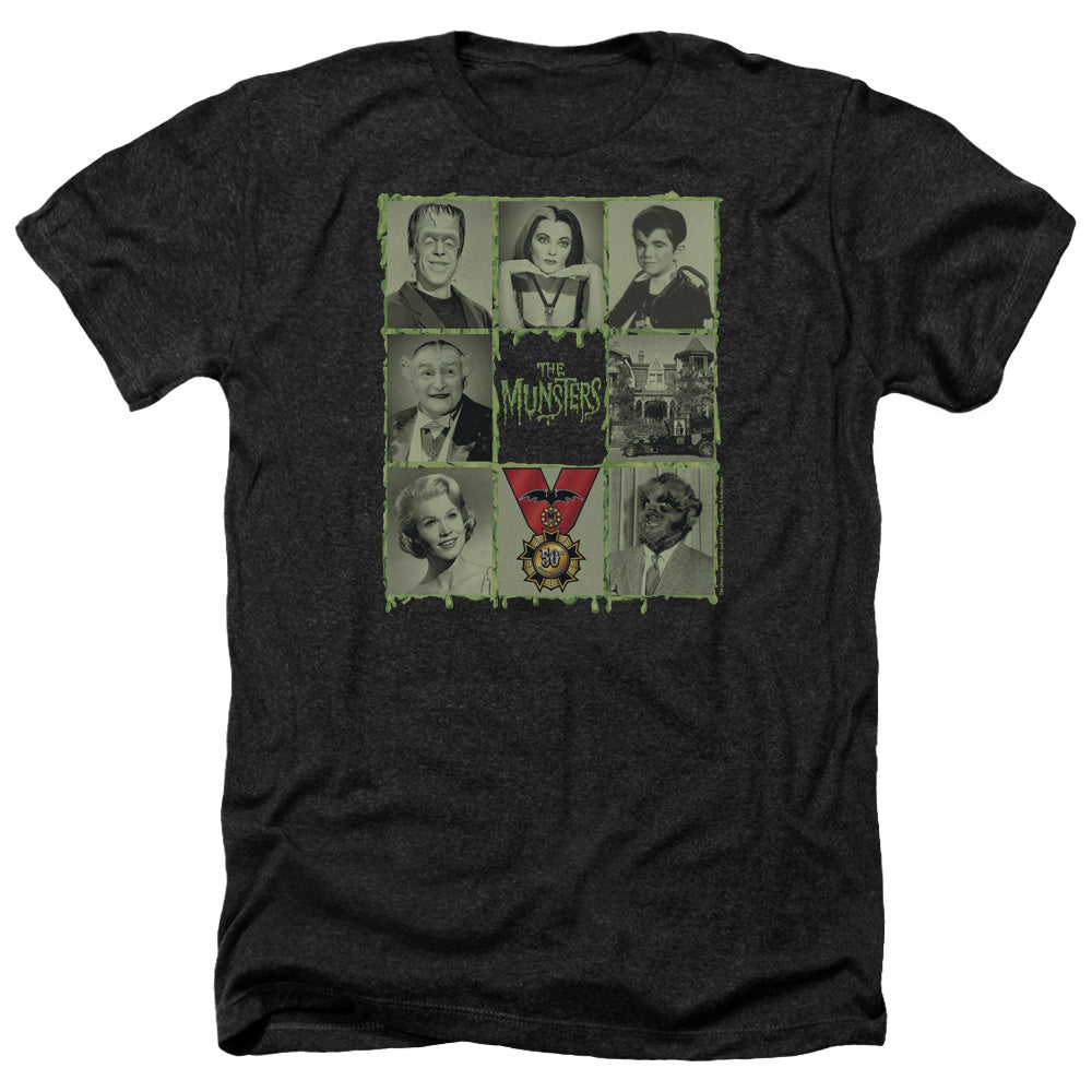 The Munsters - Blocks - Adult Heather-black