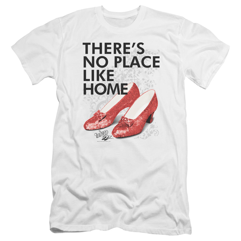 Wizard Of Oz - No Place Like Home-hbo Short Sleeve Adult 30/1 - White T-shirt