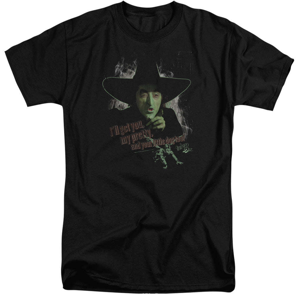 Wizard Of Oz - And Your Little Dog Too - Short Sleeve Adult Tall 18/1 - Black T-shirt