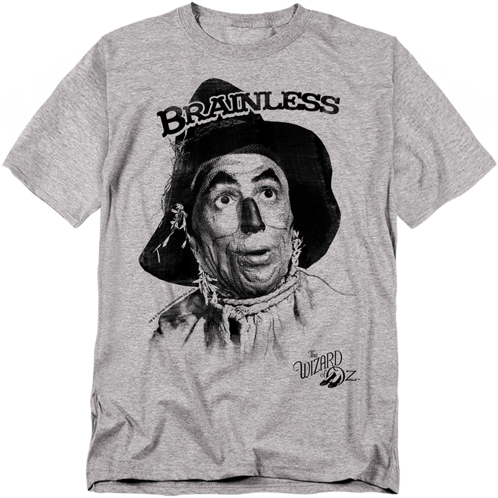 Wizard Of Oz - Brainless - Short Sleeve Adult 18/1 - White T-shirt