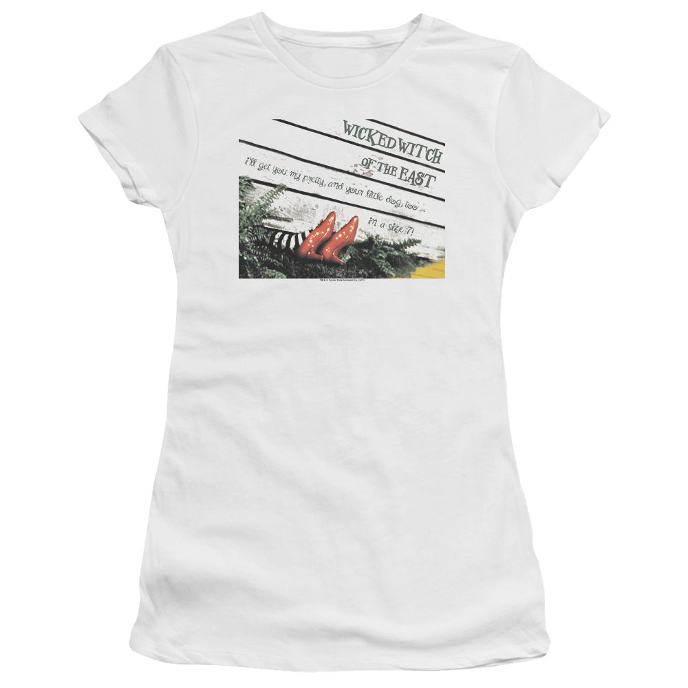 Wizard Of Oz - Size 7 - Short Sleeve Junior Sheer - White T-shirt