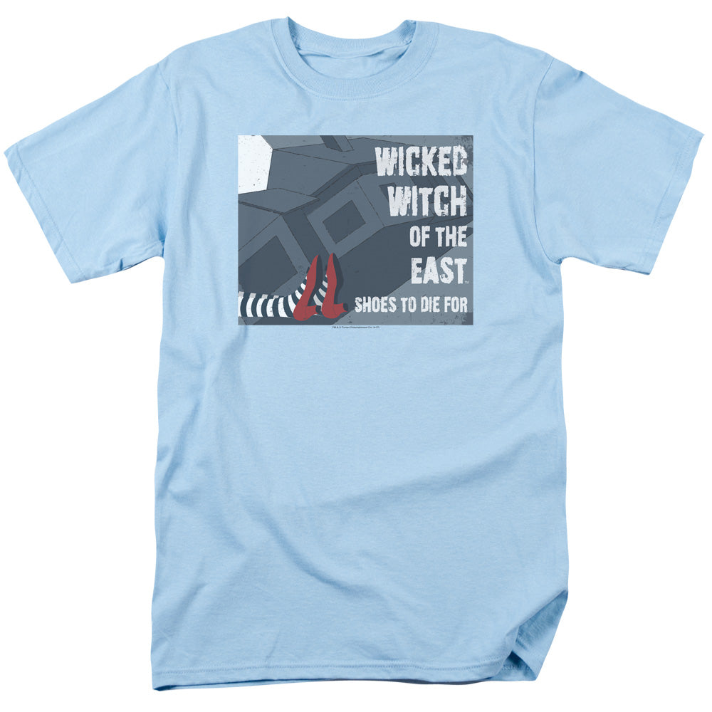 Wizard Of Oz - Shoes To Die For - Short Sleeve Adult 18/1 - Light Blue T-shirt