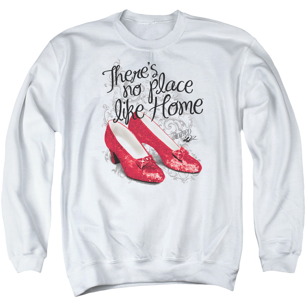 Wizard Of Oz - Ruby Slippers - Adult Crewneck Sweatshirt - White