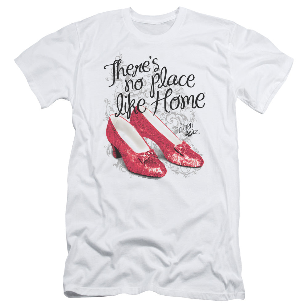 Wizard Of Oz - Ruby Slippers - Short Sleeve Adult 30/1 - White T-shirt