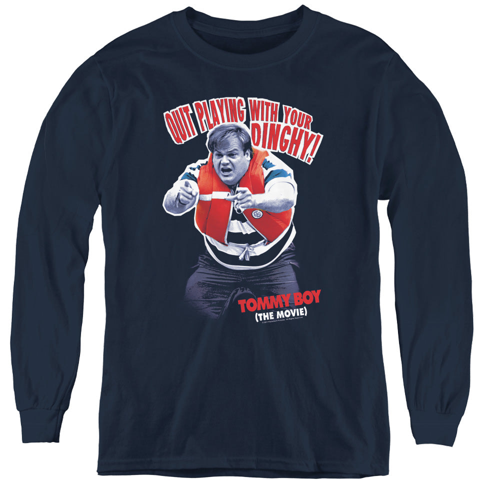 Tommy Boy - Dinghy - Youth Long Sleeve Tee - Navy