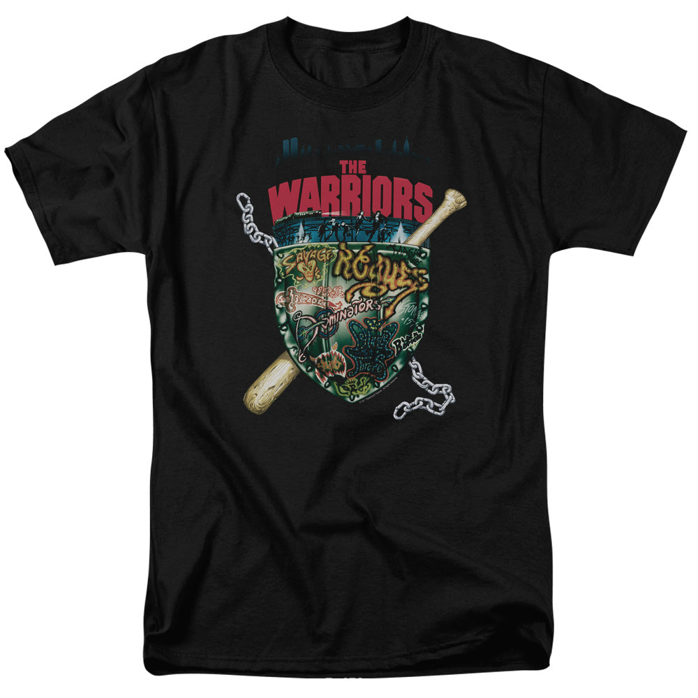 Warriorshort Sleevehield - S - S Adult 18/1 - Black T-shirt
