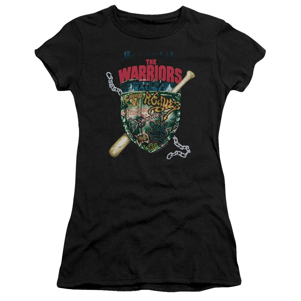 Warriorshort Sleevehield - S - S Junior Sheer - Black T-shirt