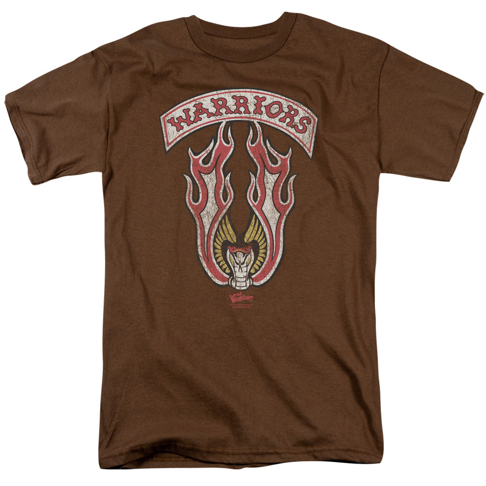 Warriors - Emblem - Short Sleeve Adult 18/1 - Coffee T-shirt
