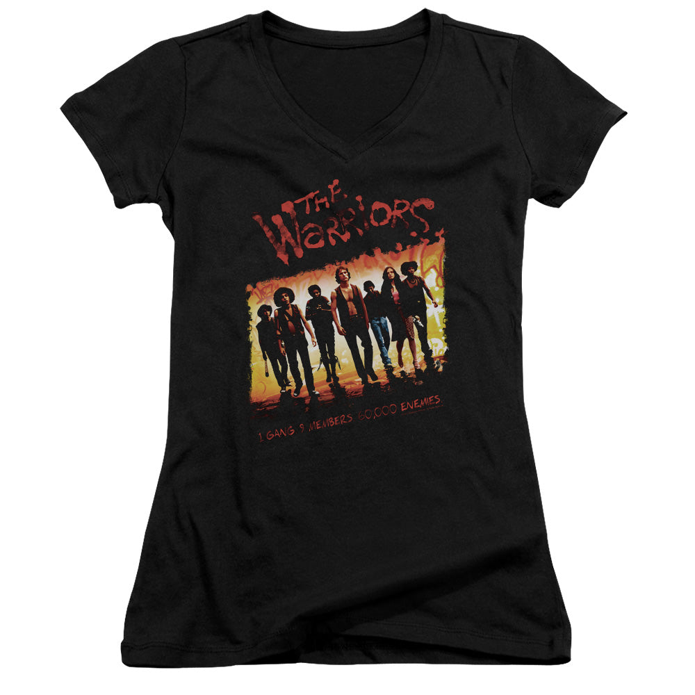 Warriors One Gang - Junior V-neck - Black