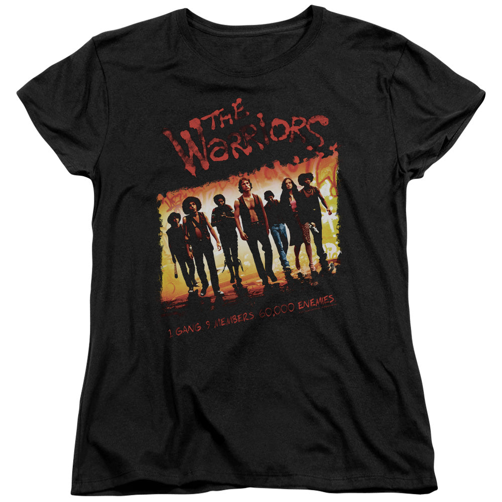 Warriors - One Gang - Short Sleeve Womens Tee - Black T-shirt
