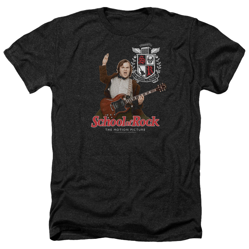 School Of Rock - The Teacher Is In - Adult Heather-black
