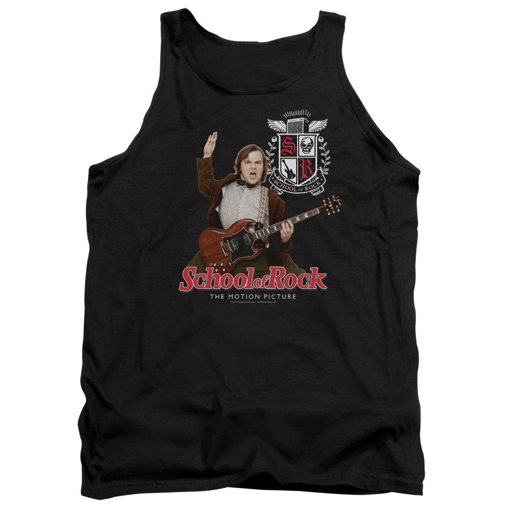 School Of Rock - The Teacher Is In - Adult Tank - Black