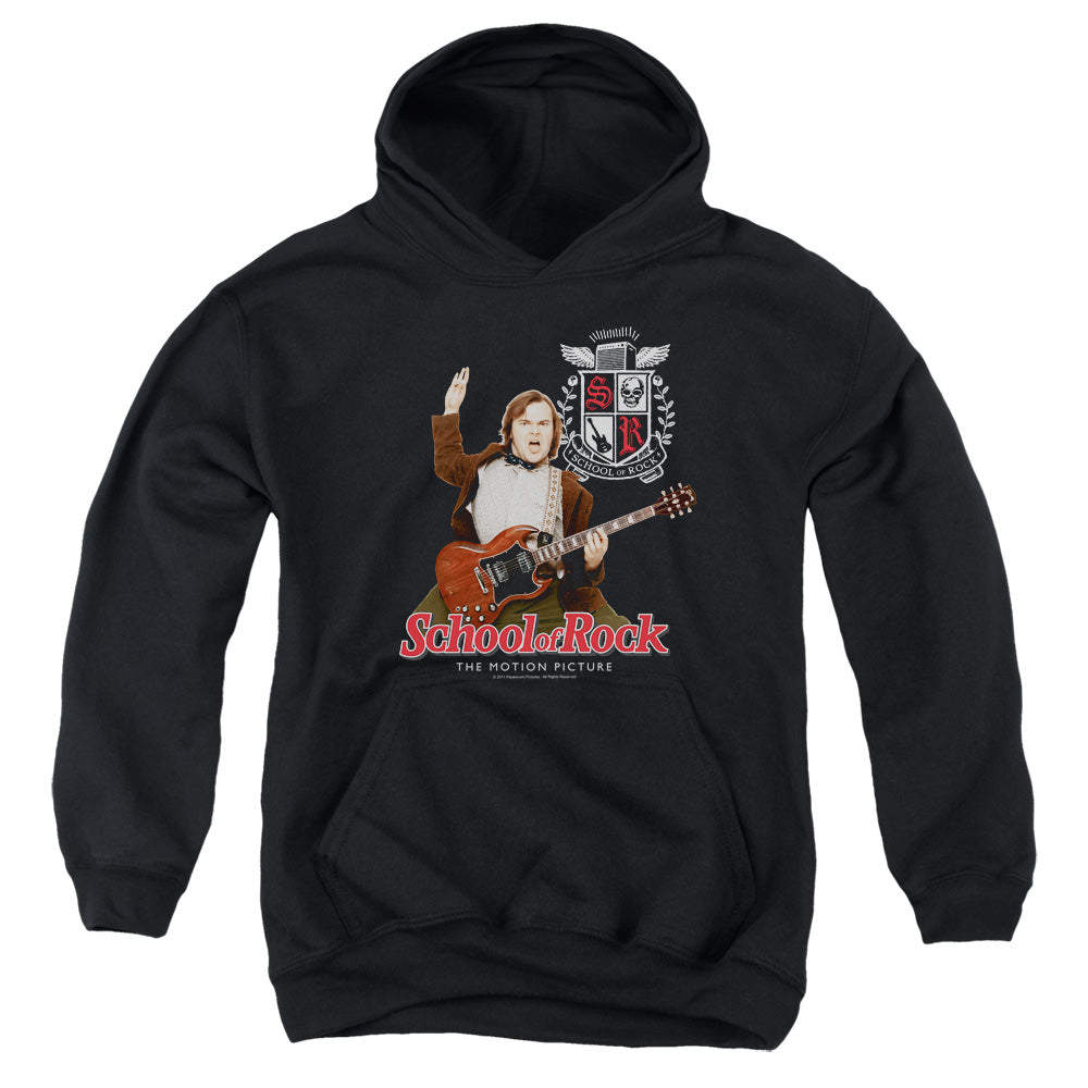School Of Rock - The Teacher Is In - Youth Pull-over Hoodie - Black
