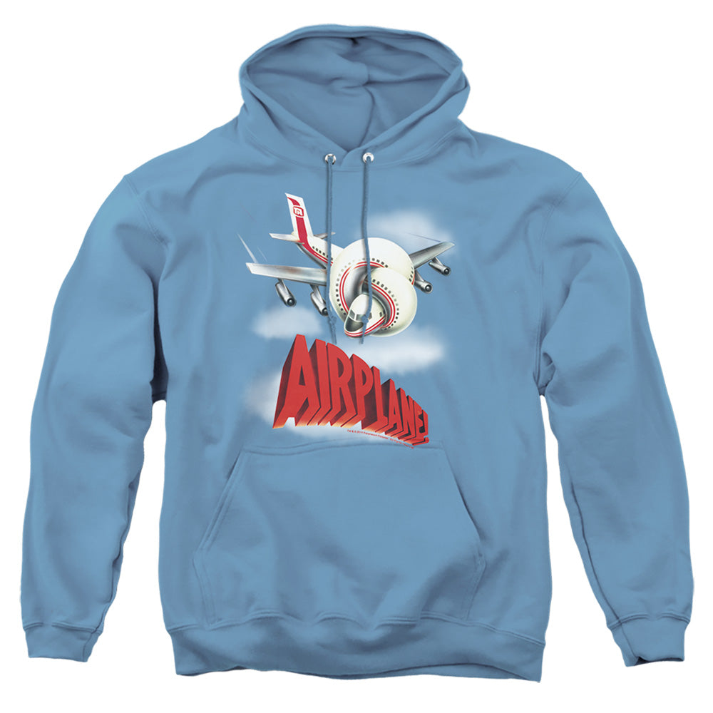 Airplane - Logo - Adult Pull-over Hoodie - Carolina Blue