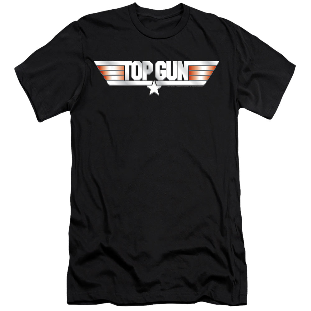 Top Gun - Logo-premuim Canvas Adult Slim Fit 30/1 - Black