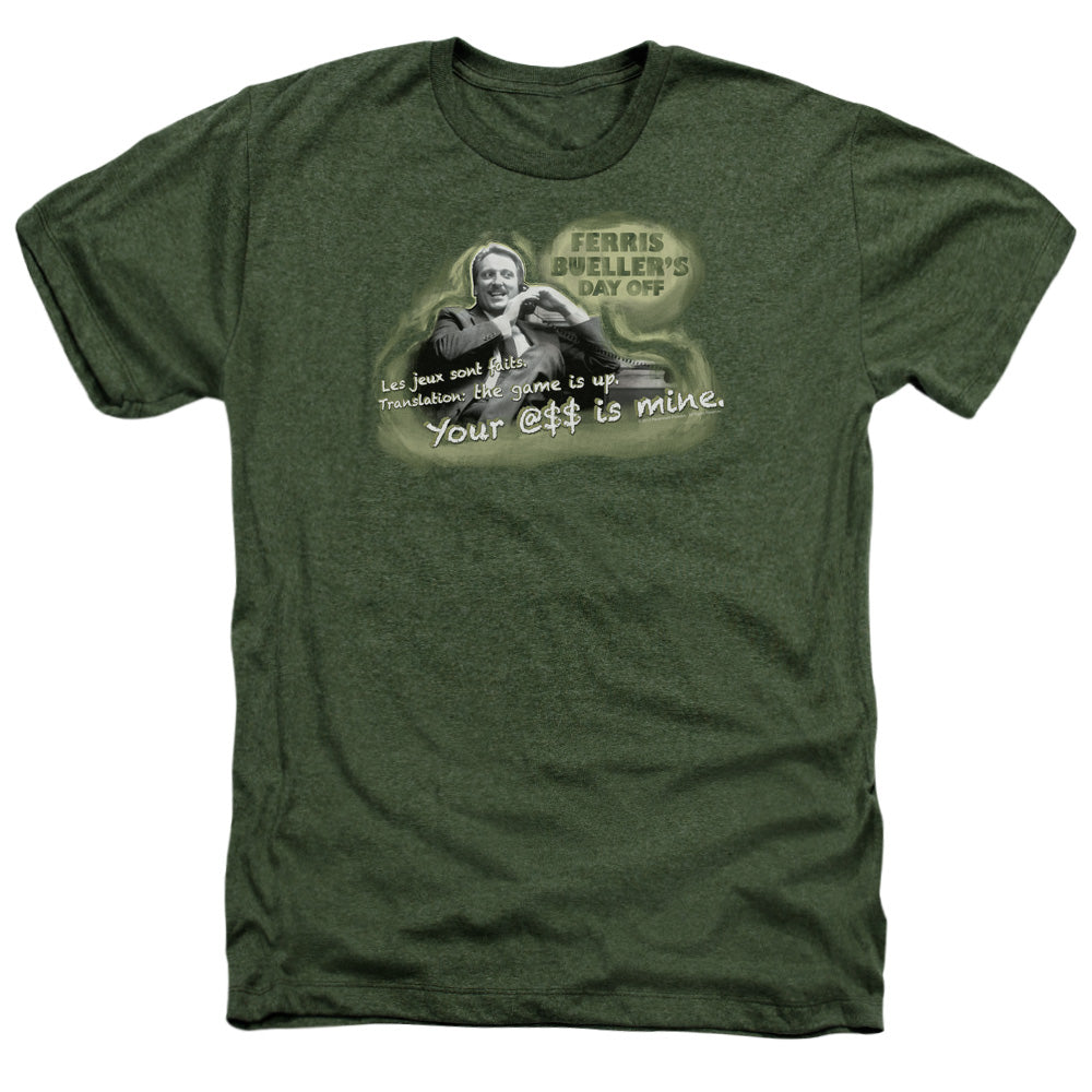 Ferris Bueller - Mr. Rooney - Adult Heather - Military Green