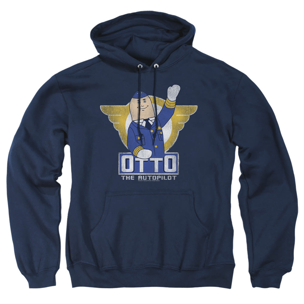 Airplane - Otto - Adult Pull-over Hoodie - Navy