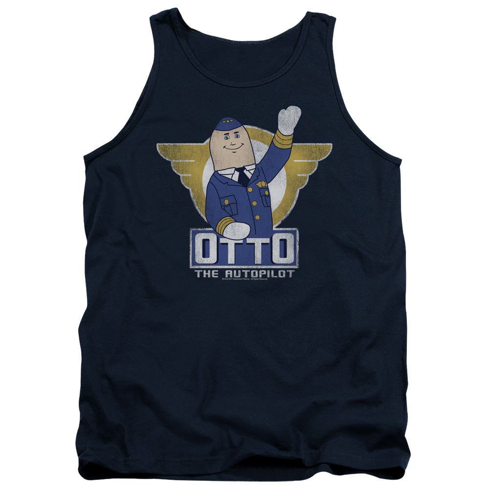 Airplane - Otto - Adult Tank - Navy