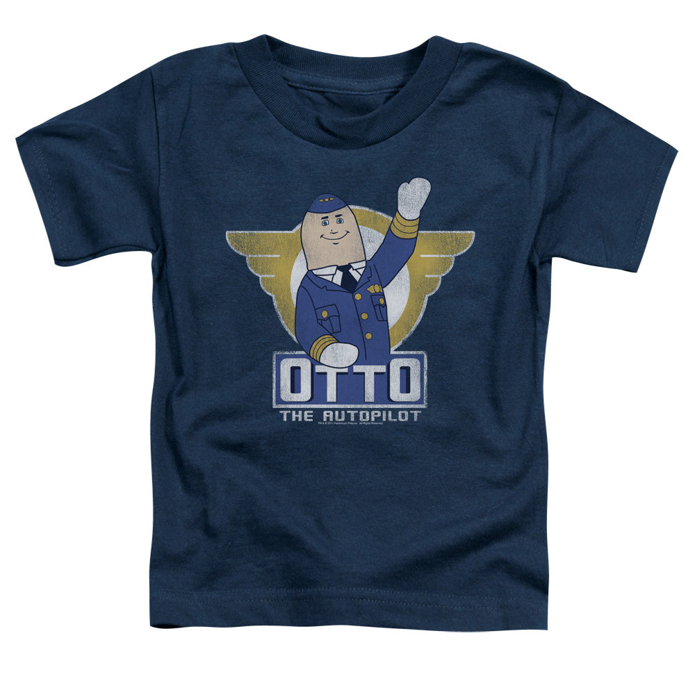Airplane - Otto - Short Sleeve Toddler Tee - Navy T-shirt