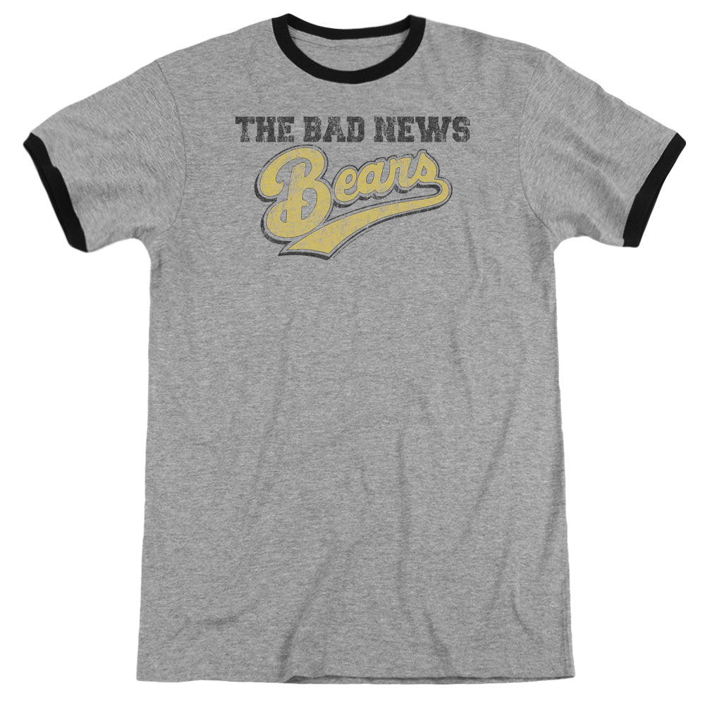 Bad News Bears - Logo - Adult Ringer - Heather/black
