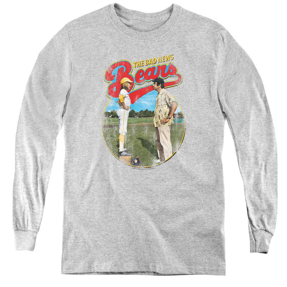 Bad News Bears Vintage - Youth Long Sleeve Tee - Athletic Heather