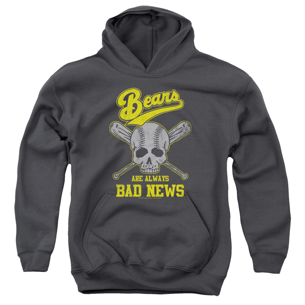 Bad News Bears - Always Bad News - Youth Pull-over Hoodie - Charcoal