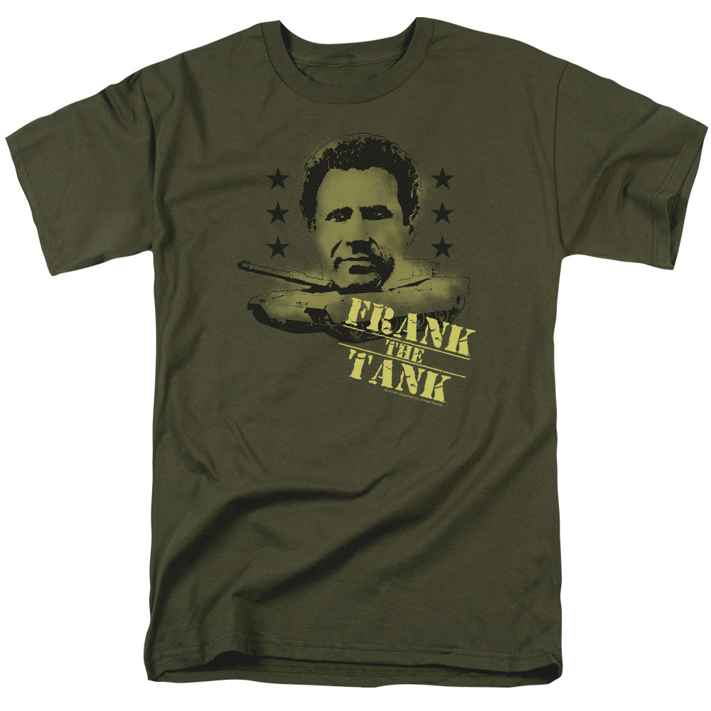 Old School - Frank The Tank - Short Sleeve Adult 18/1 - Military Green T-shirt