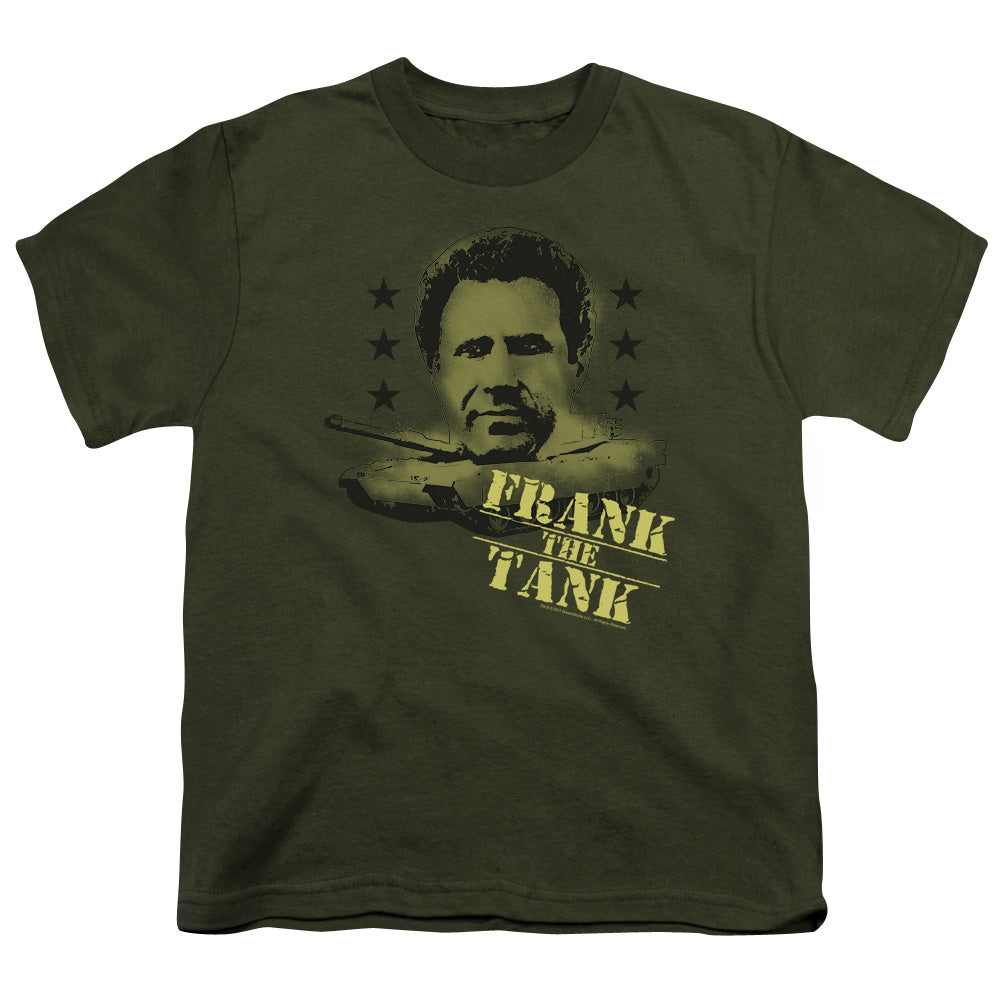Old School - Frank The Tank - Short Sleeve Youth 18/1 - Military Green T-shirt