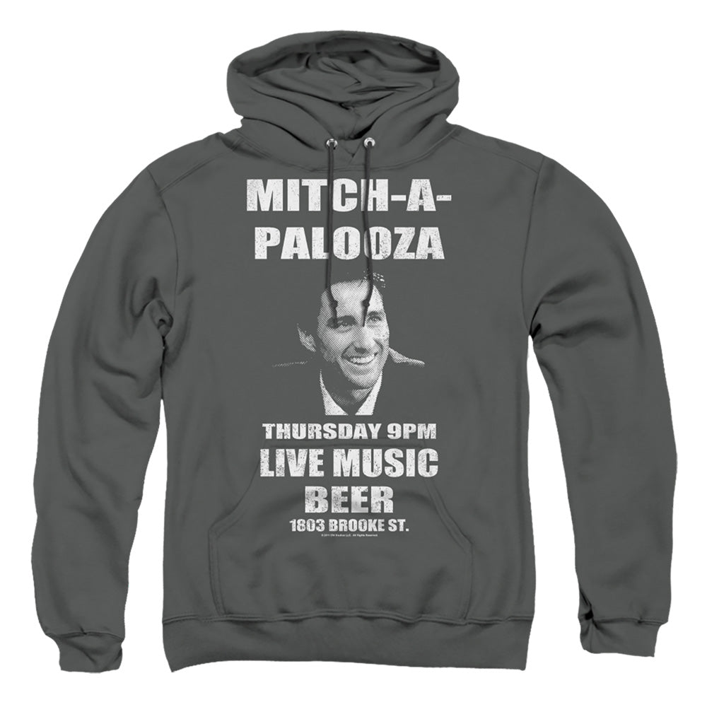 Old School - Mitchapalooza - Adult Pull-over Hoodie - Charcoal