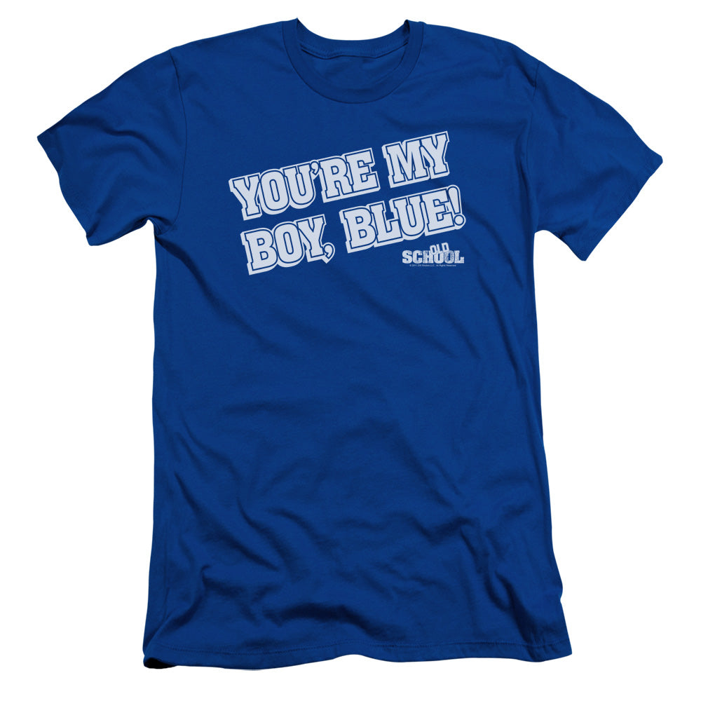 Old School - My Boy Blue - Short Sleeve Adult 30/1 - Royal Blue T-shirt