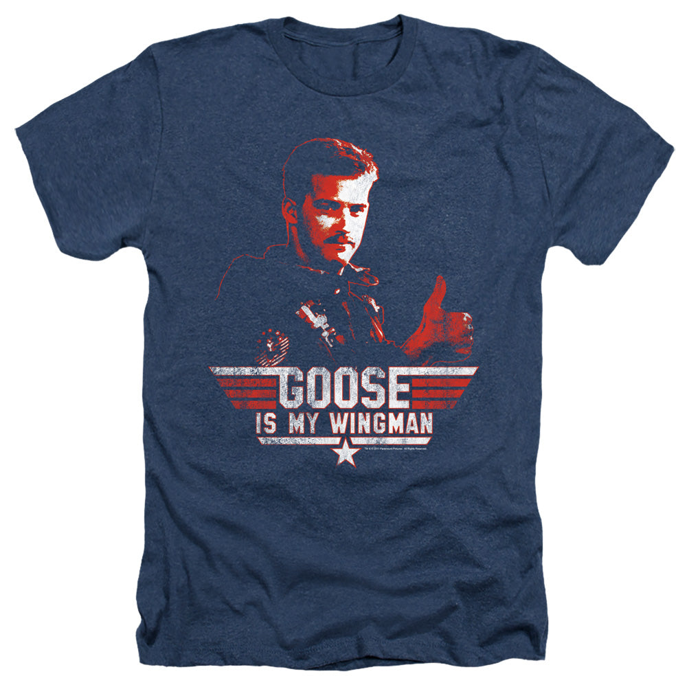 Top Gun - Wingman Goose - Adult Heather - Navy