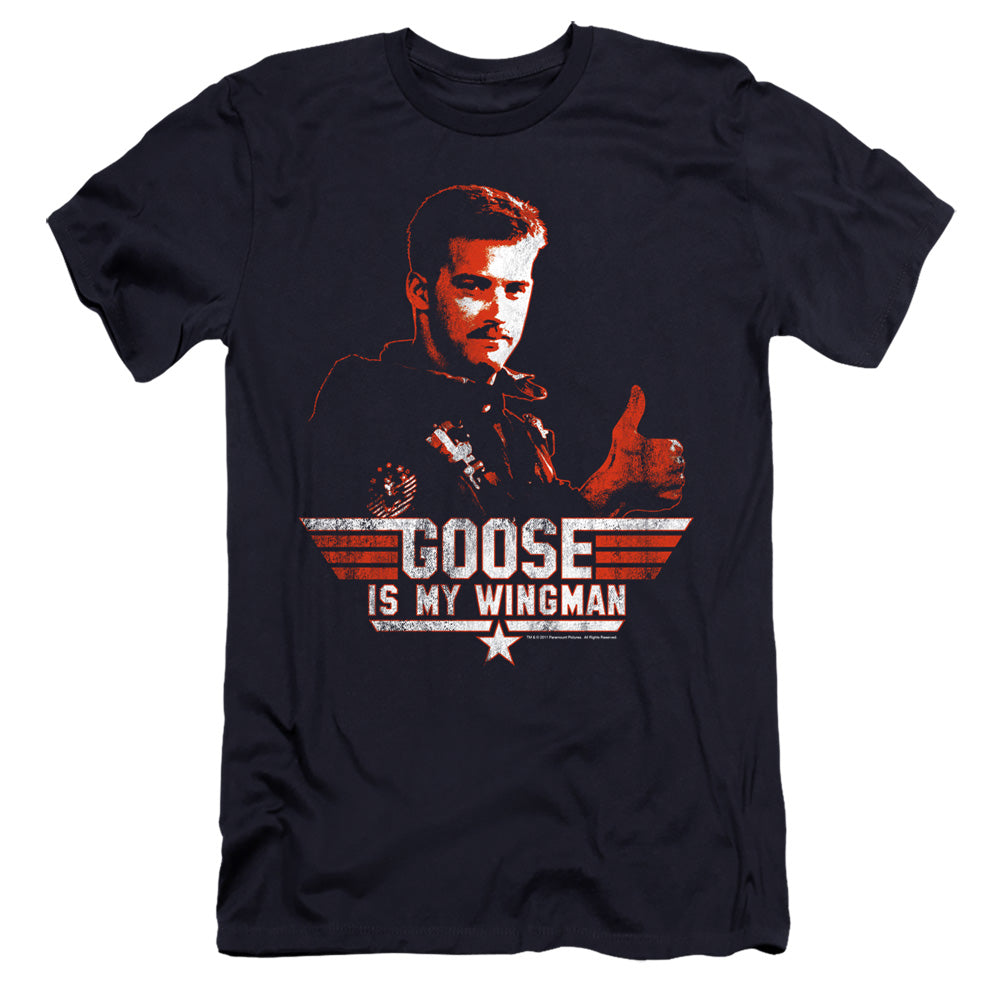 Top Gun - Wingman Goose-premuim Canvas Adult Slim Fit 30/1 - Navy