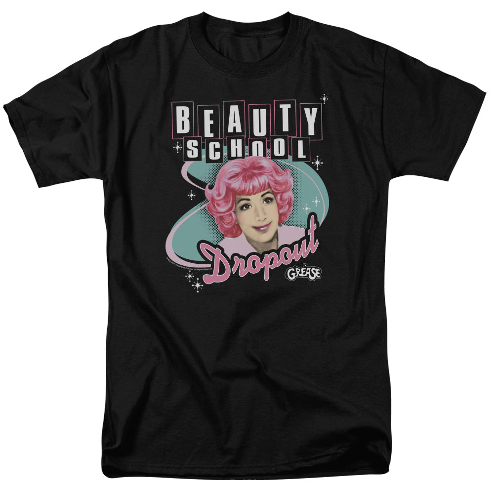 Grease - Beauty School Dropout - Short Sleeve Adult 18/1 - Black T-shirt
