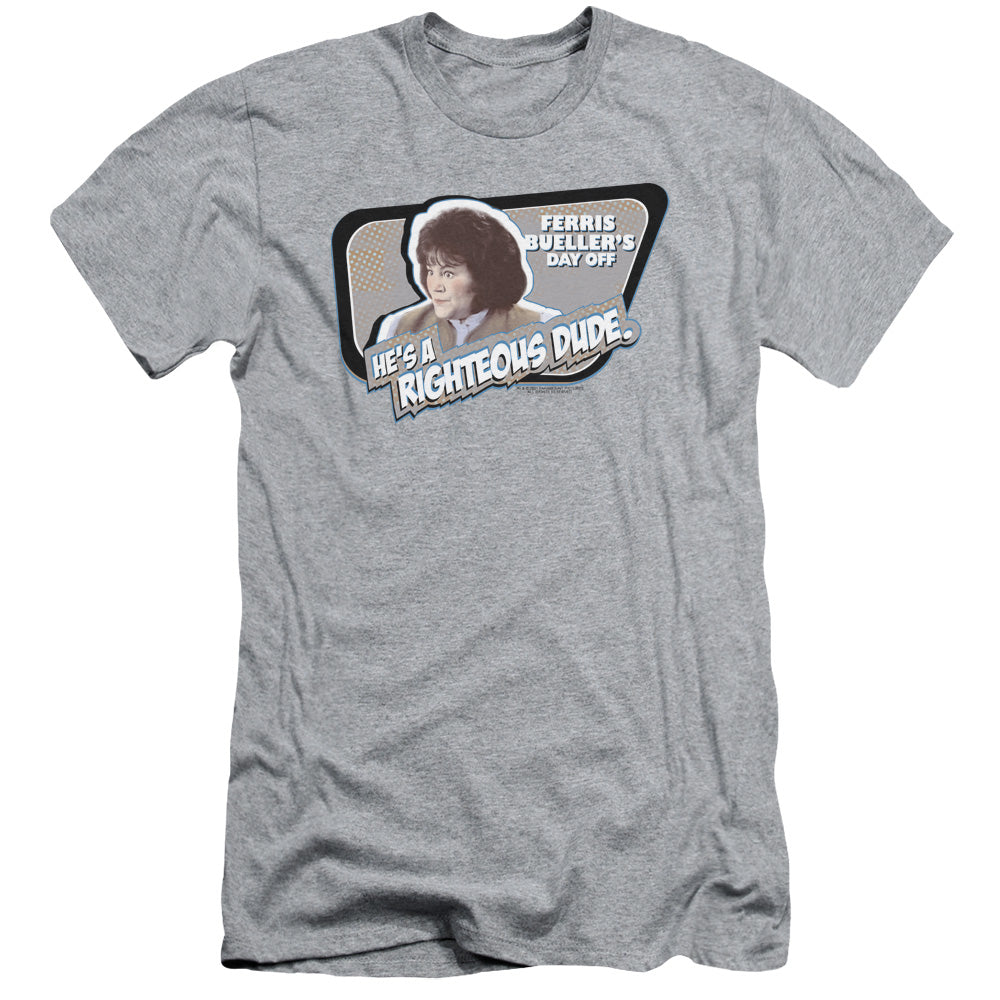 Ferris Bueller - Grace - Short Sleeve Adult 30/1 - Athletic Heather T-shirt