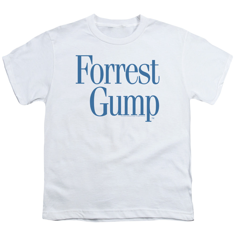 Forrest Gump - Logo - Short Sleeve Youth 18/1 - White T-shirt