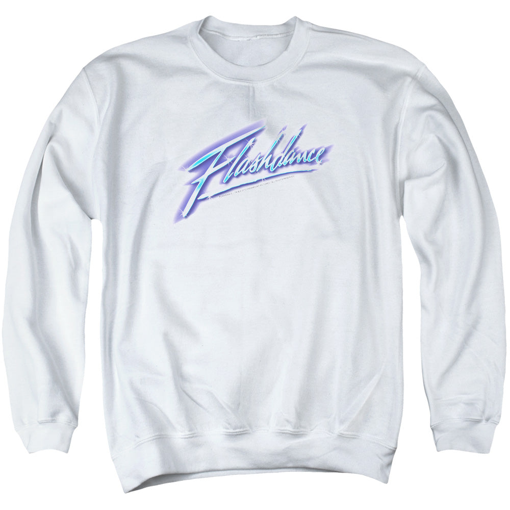 Flashdance - Logo - Adult Crewneck Sweatshirt - White