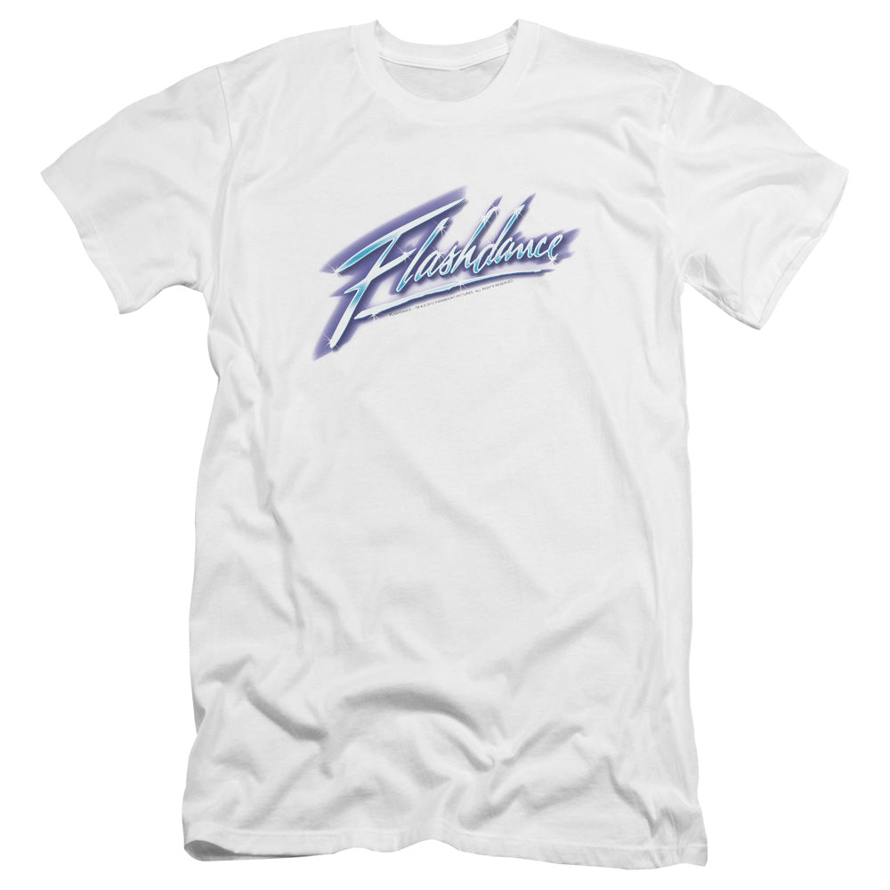 Flashdance - Logo-premuim Canvas Adult Slim Fit 30/1 - White