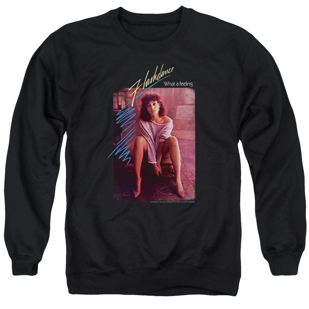 Flashdance - Title - Adult Crewneck Sweatshirt - Black