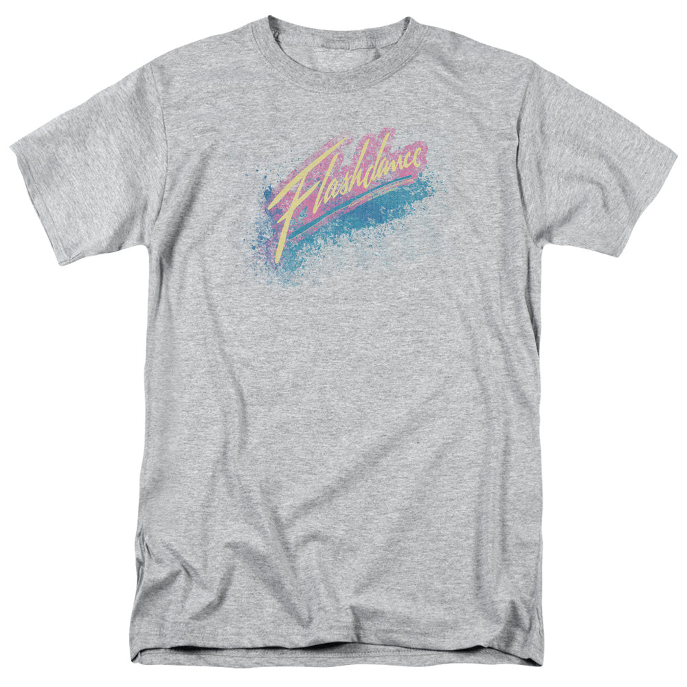 Flashdance - Spray Logo - Short Sleeve Adult 18/1 - Athletic Heather T-shirt