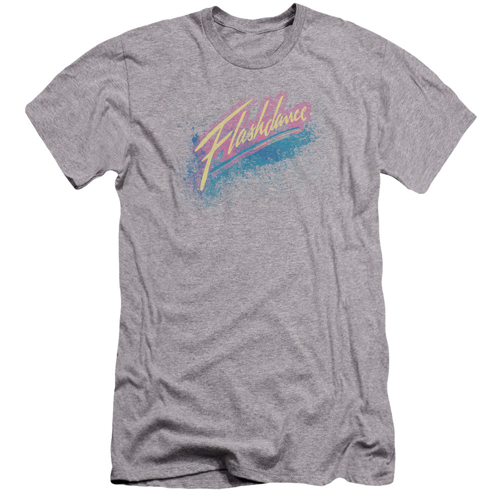 Flashdance - Spray Logo-premuim Canvas Adult Slim Fit 30/1 - Athletic Heather