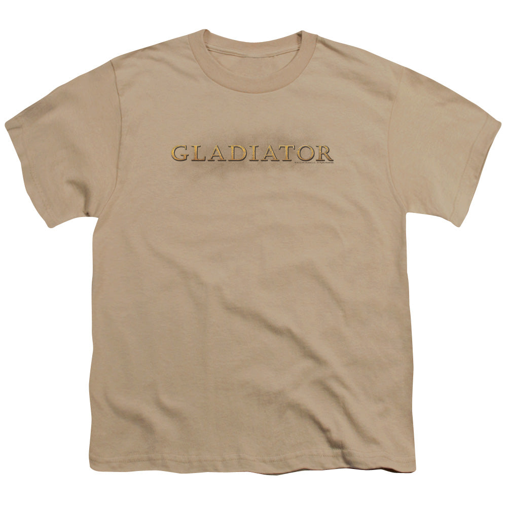 GLADIATOR LOGO - S/S YOUTH 18/1 - SAND T-Shirt