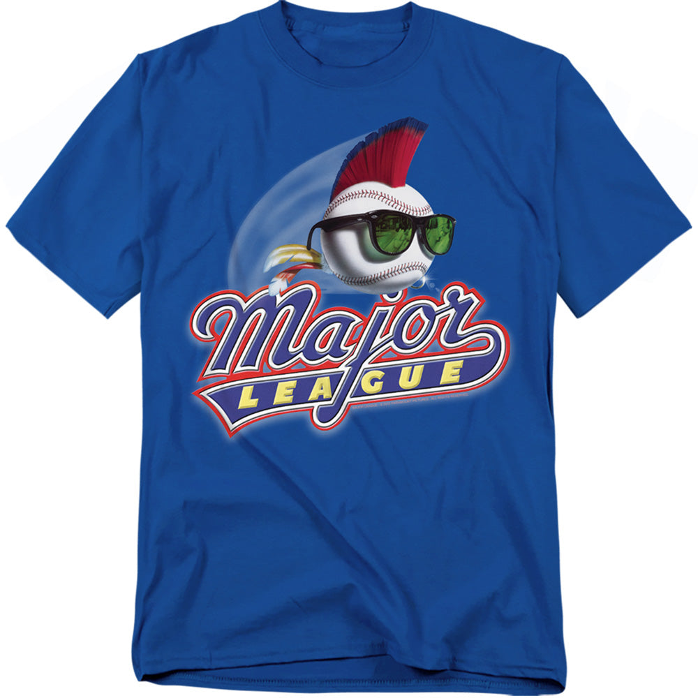 Major League - Title - Short Sleeve Adult 18/1 - Royal Blue T-shirt