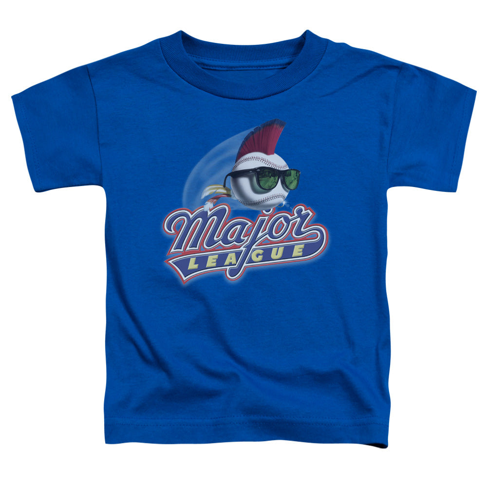 Major League - Title - Short Sleeve Toddler Tee - Royal Blue T-shirt