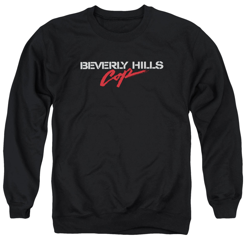Beverly Hills Cop - Logo - Adult Crewneck Sweatshirt - Black