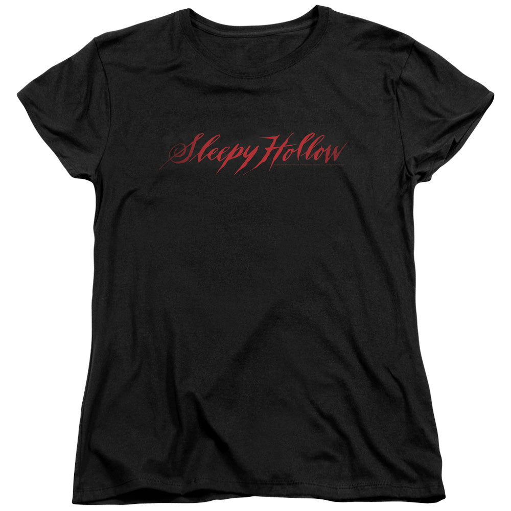SLEEPY HOLLOW LOGO - S/S WOMENS TEE - BLACK T-Shirt