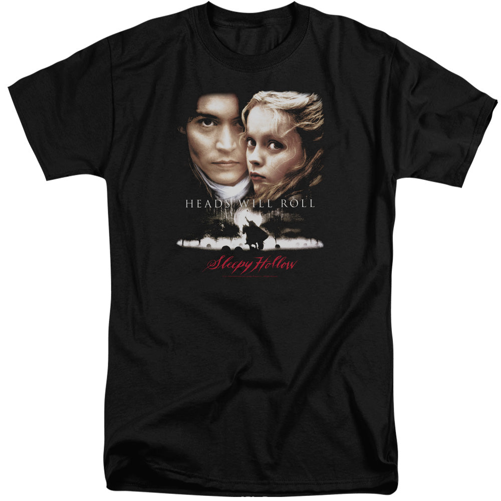 Sleepy Hollow - Heads Will Roll - Short Sleeve Adult Tall - Black T-shirt