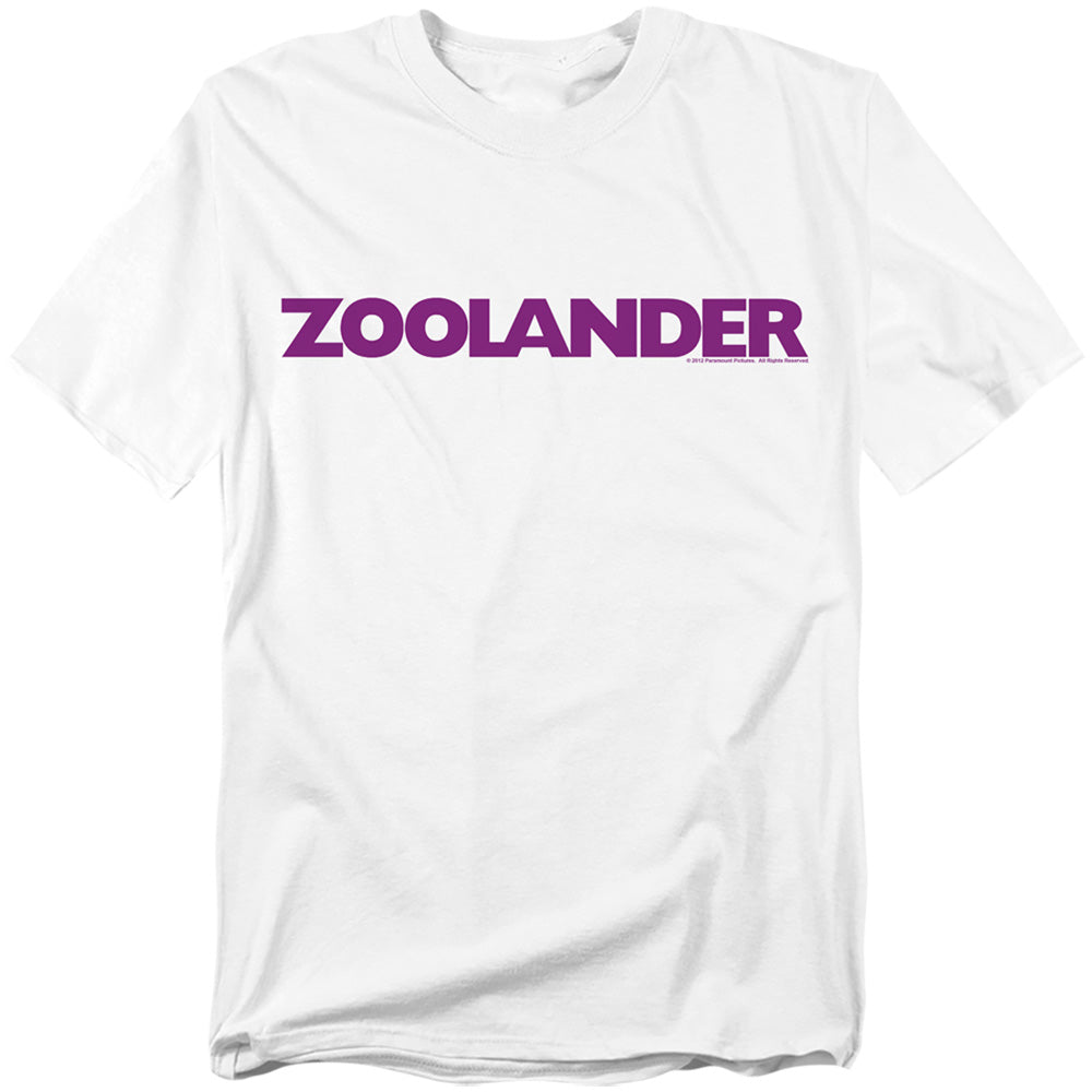 Zoolander - Logo - Short Sleeve Adult 18/1 - White T-shirt