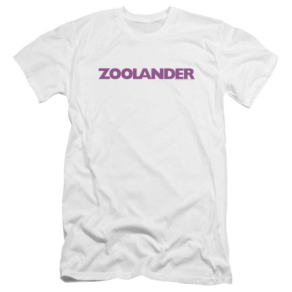 Zoolander - Logo-premuim Canvas Adult Slim Fit 30/1 - White