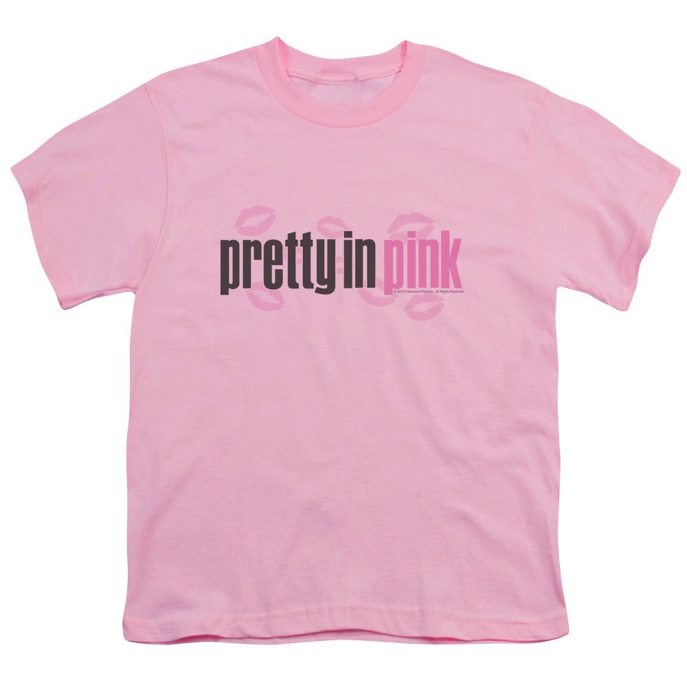 Pretty In Pink - Logo - Short Sleeve Youth 18/1 - Pink T-shirt