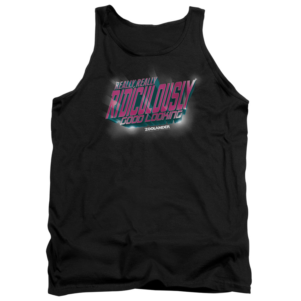 Zoolander - Ridiculously Good Looking - Adult Tank - Black